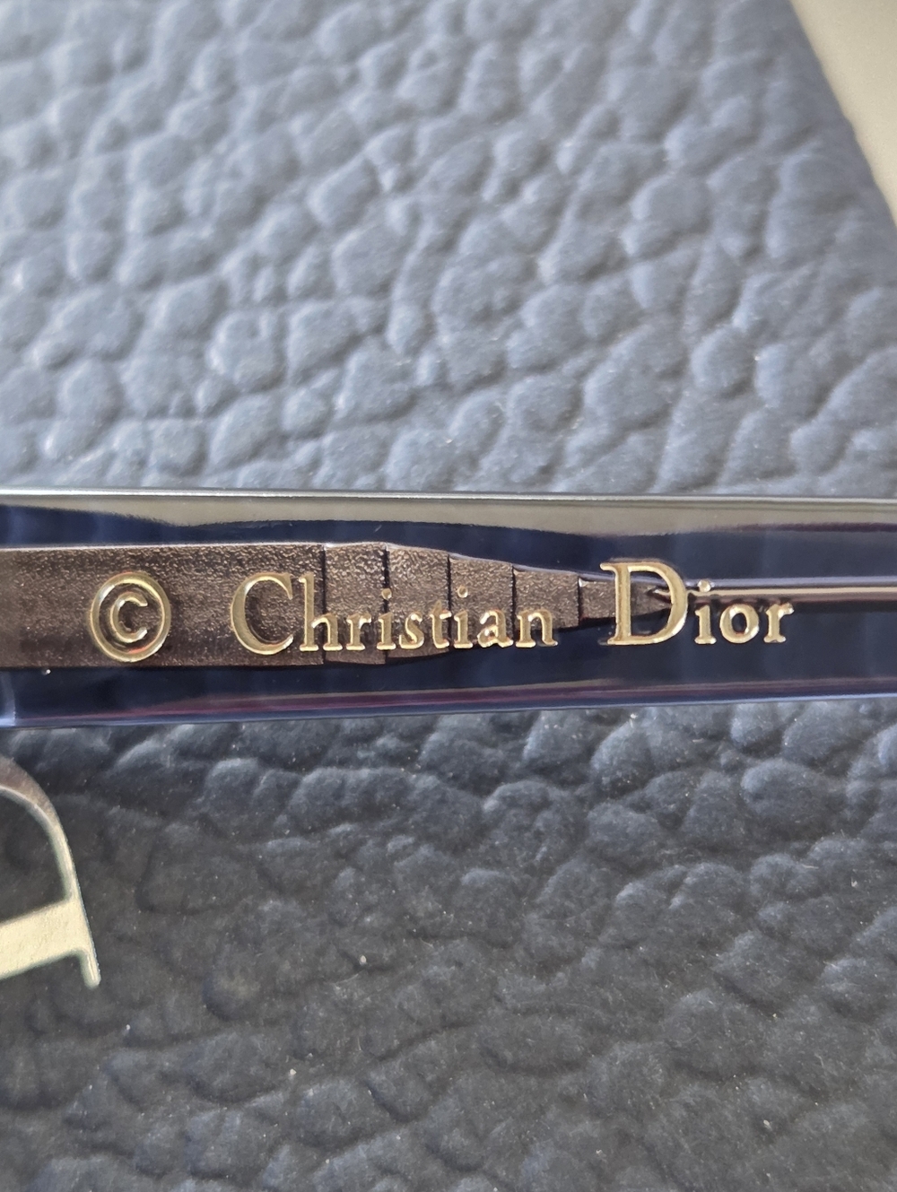 Authentic Brand New CHRISTIAN DIOR Women Blue Round Sunglasses - Picture 7 of 10